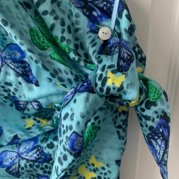 Debora Butterfly Silk Dress - Picture 8 of 9